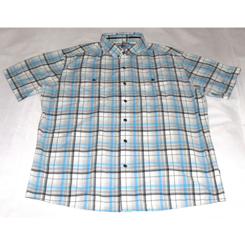 Kuhl Men's Short Sleeve Button Front Chest Pockets Shirt Size XLarge